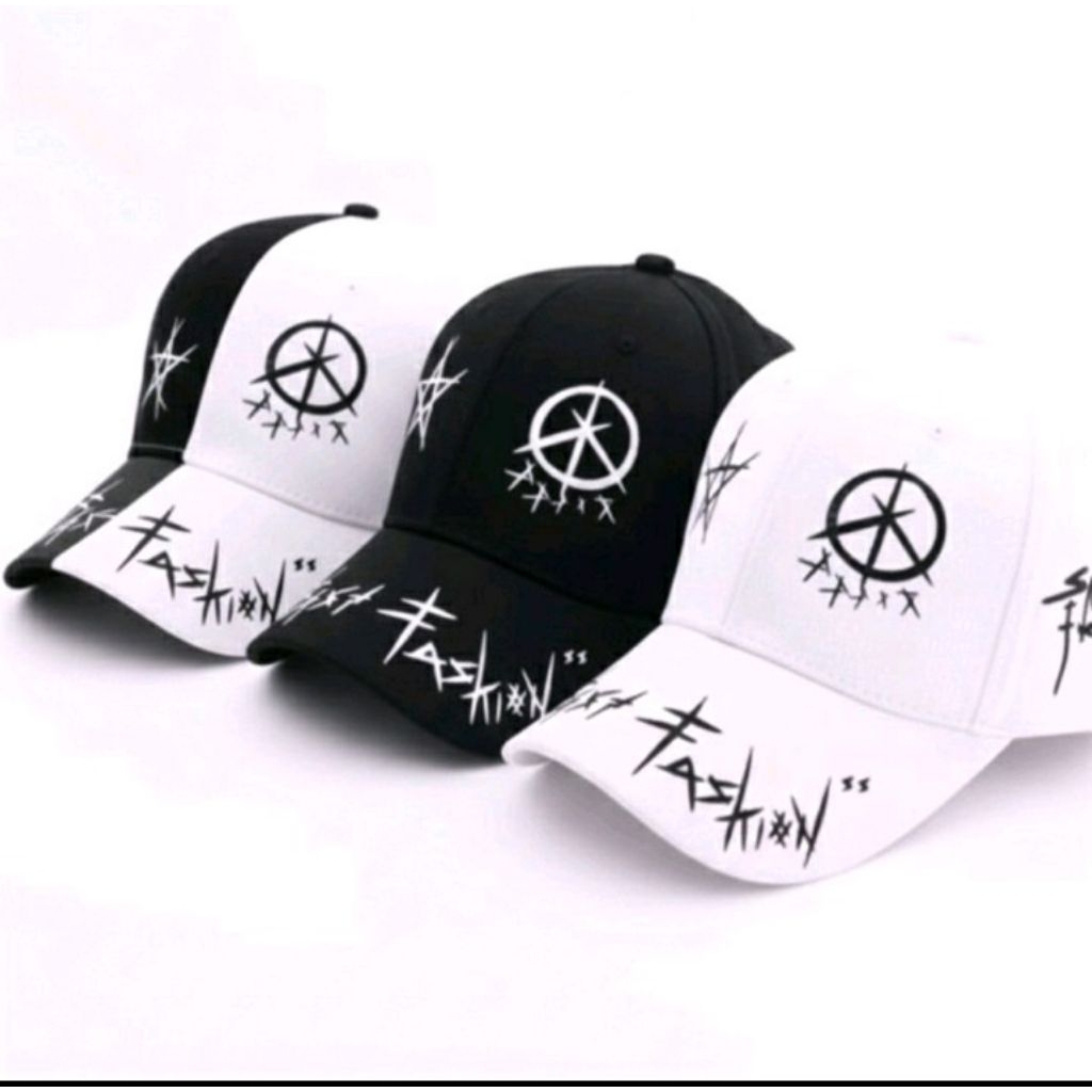 Topi baseball Korea sablon/Topi dewasa pria wanita gaya korea
