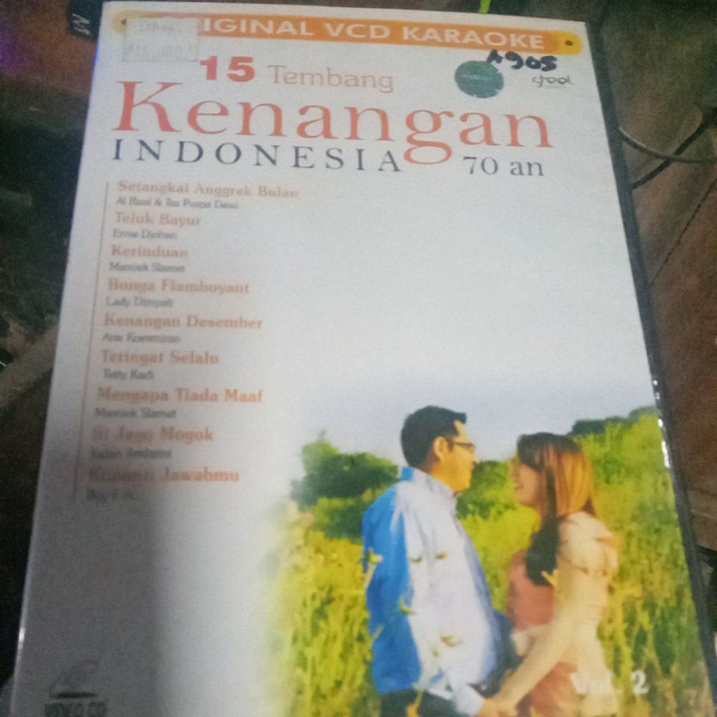 VCD TEMBANG KENANGAN A905