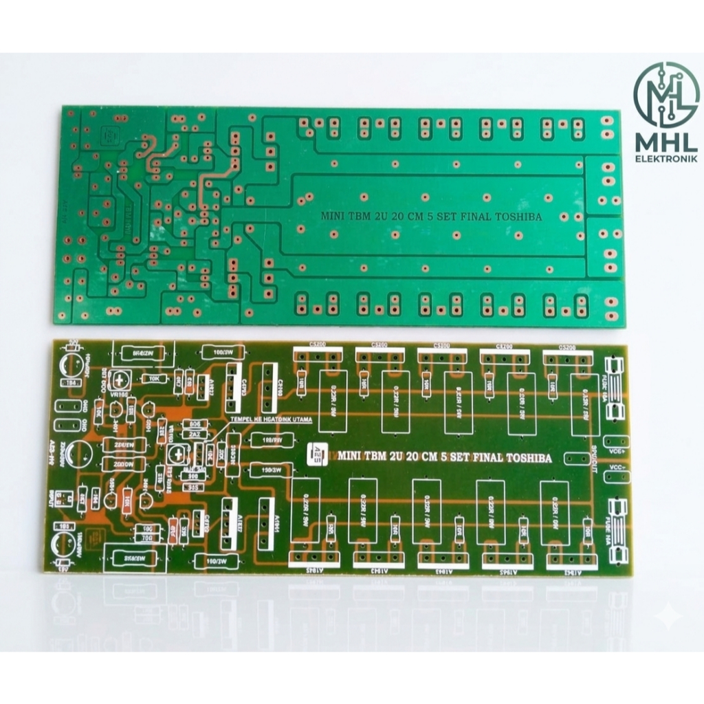 PCB Mini TBM 2U 20 cm 5 Set TR Final TOSHIBA