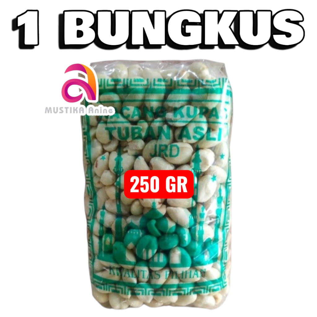 Promo Kacang Kupas Tuban 250 Gr / Kacang Tanah Kupas KACANG KUPAS MENTAH ASLI TUBAN