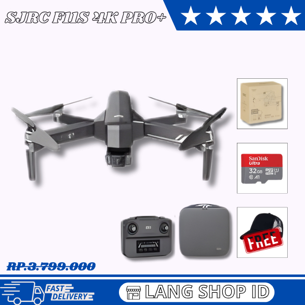 Drone SJRC F11S 4K Pro Ptz Dual Anti-Shake Self-Stabilized Gimbal EIS 6km Professional Drone Gimbal 