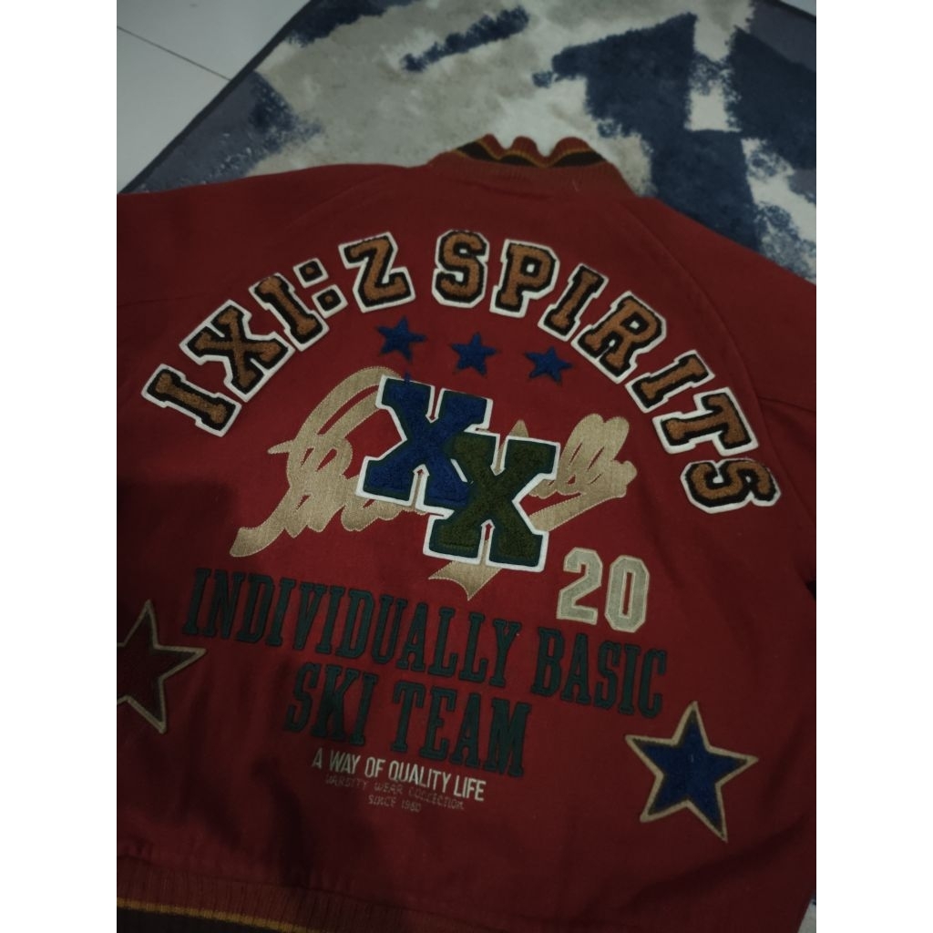 Jaket varsity wool ixiz vintage bomber