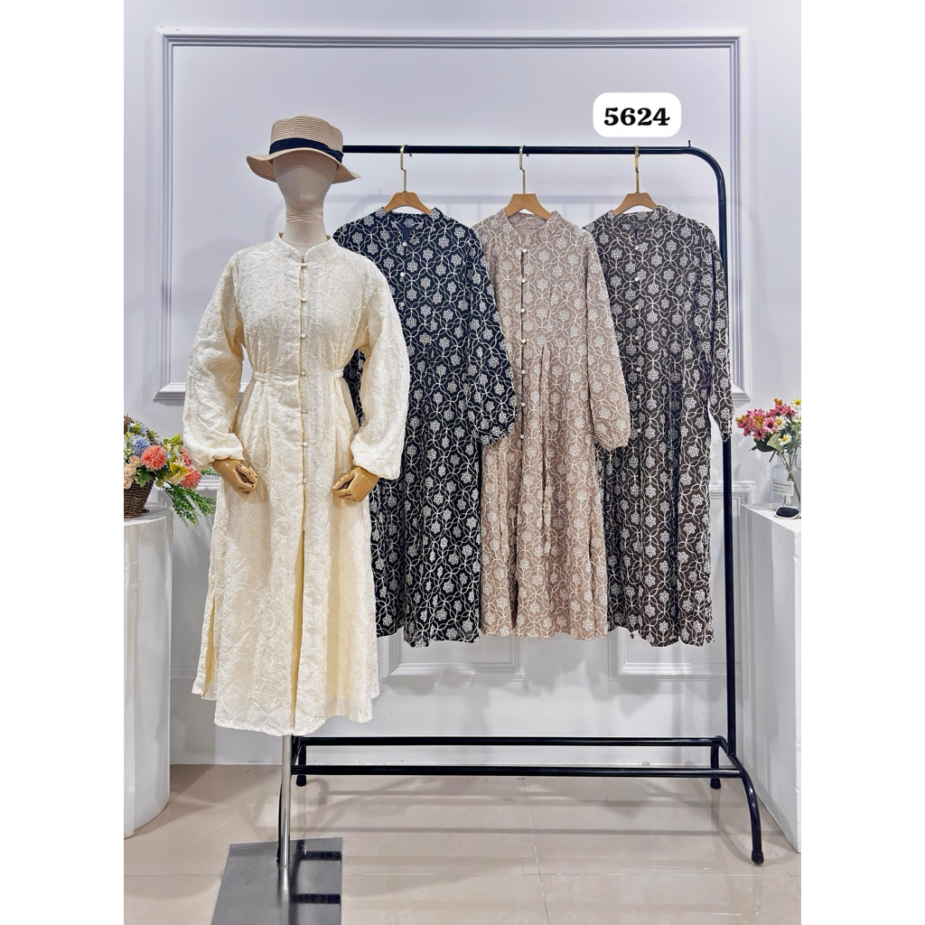 Princesshopid TERBRU Long TUNIk Raya Long Tunik lebaran Long tunik Tencel long tunik katun bordir