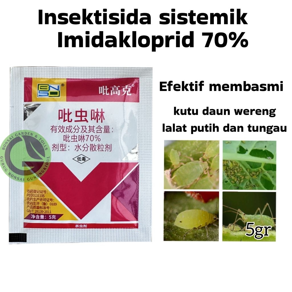 Insektisida Imidakloprid 70% Efektif untuk Pembasmi Hama Kutu Kebul