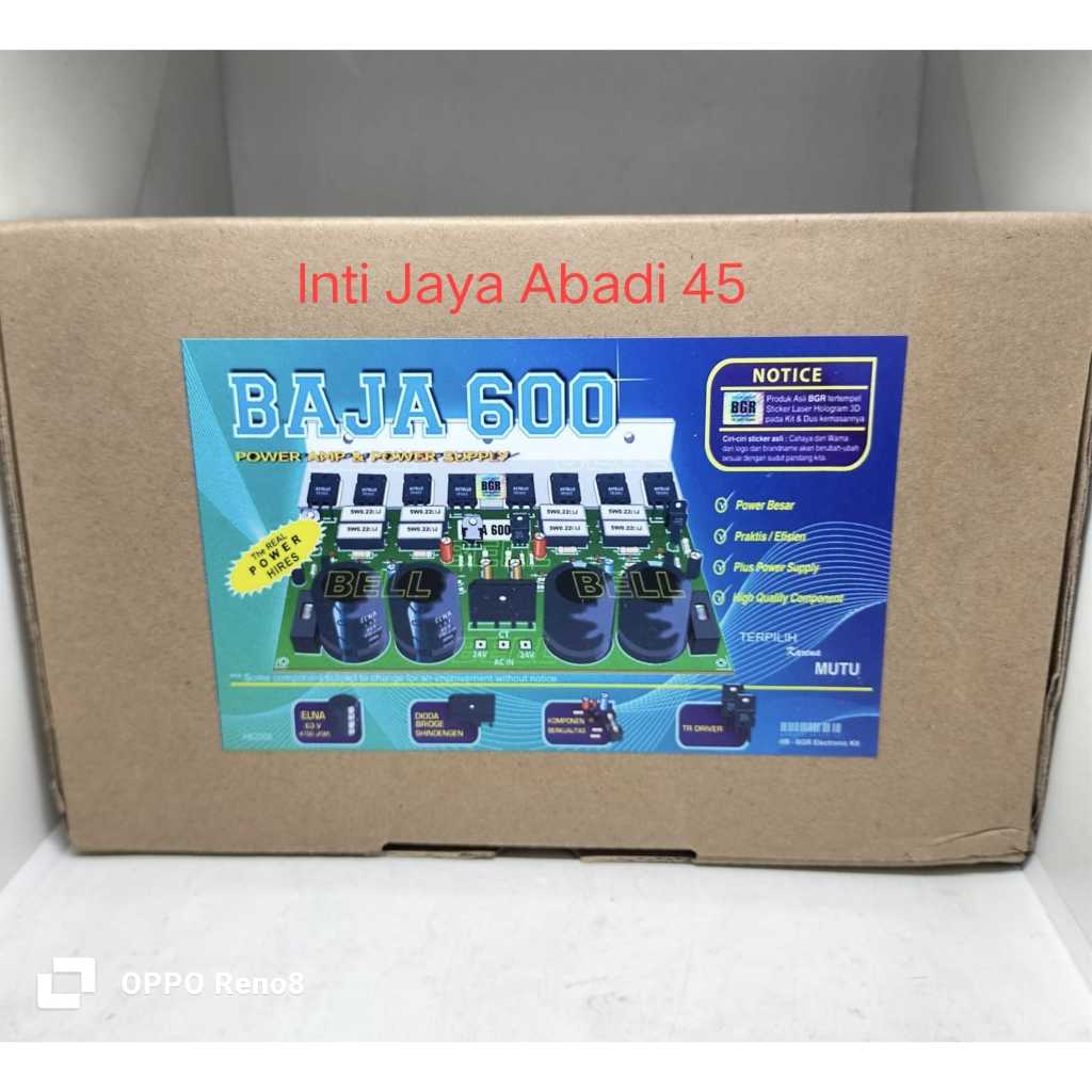 Kit Power Amplifier stereo BAJA 600 2X300W