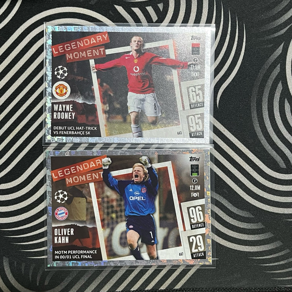 topps match attax legendary moments