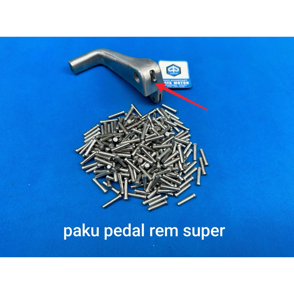 Paku kancing pedal rem vespa super