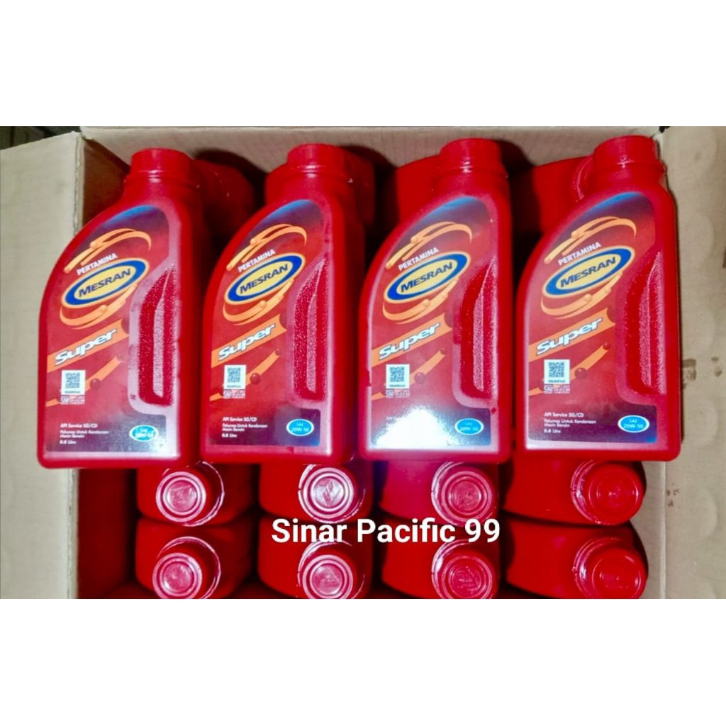 Oli mesran super 800 ml ..1 dus = 24 btl