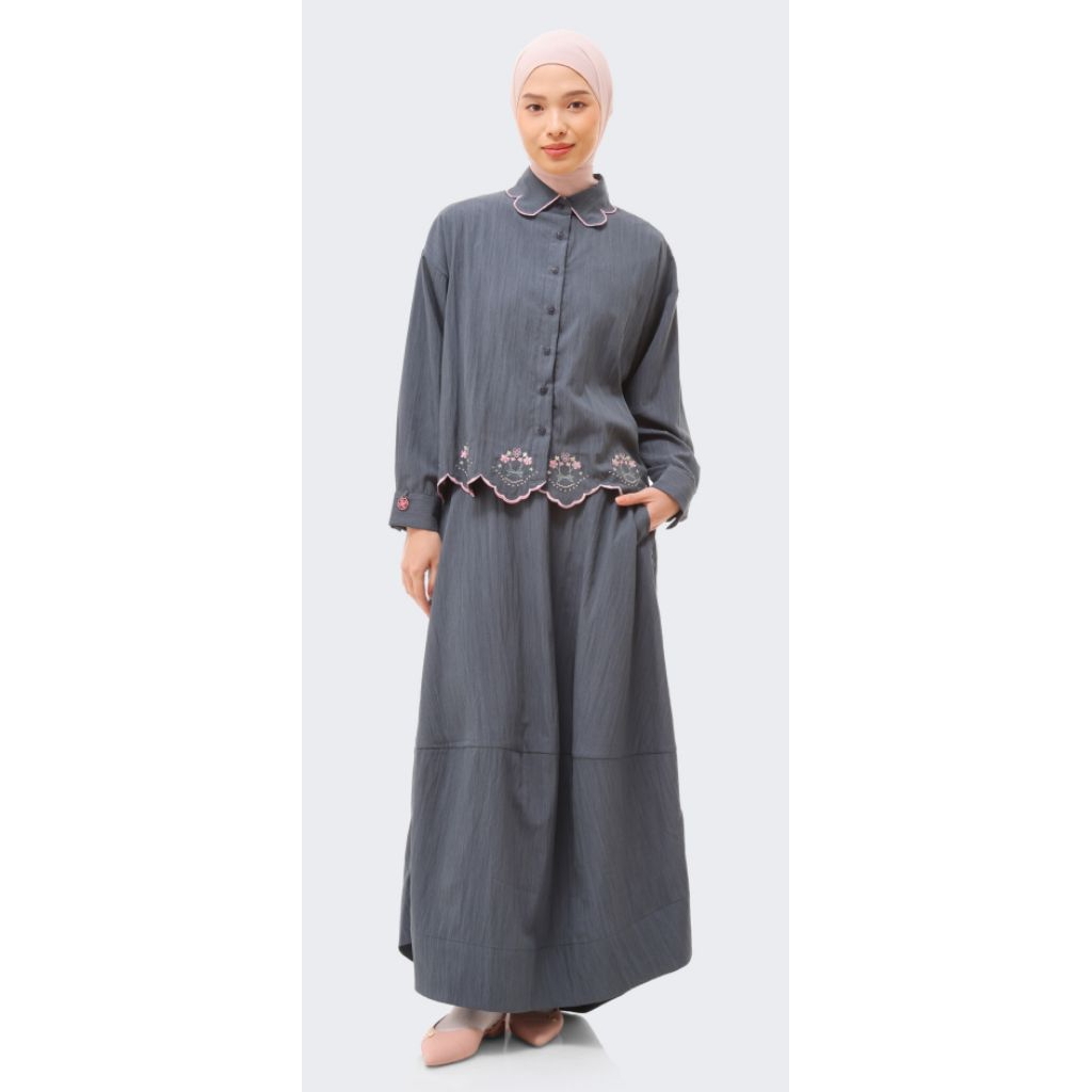 Gaisa Set Wanita Riamiranda Lentera Raya 2026 Blouse Kemeja Rok Ria Miranda RM