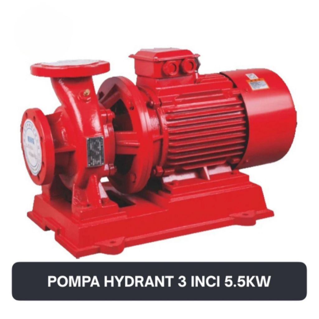 Pompa hydrant mesin pompa air 3in 7.5hp 50 kubik 3 phase pompa dorong