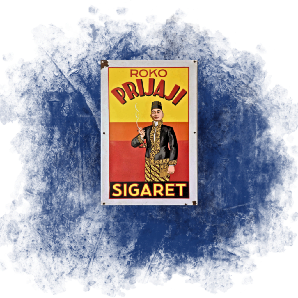 Hiasan Dinding Reklame Jadul Roko Prijaji Sigaret Retro