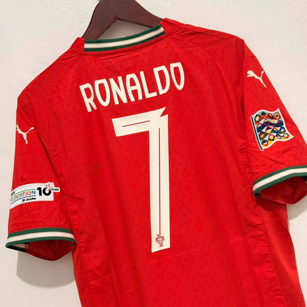 JERSEY PORTUGAL HOME 2025 PLAYER ISSUE SHORTSLEEVE-RONALDO