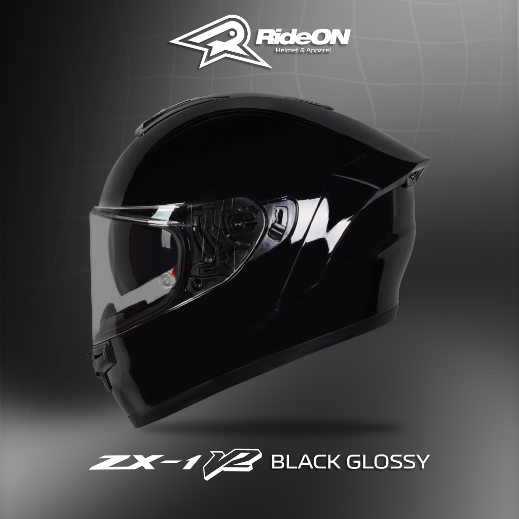 NJS ZX-1 V2 Solid - Helm Full Face| NJS ZX | ZX V2 | ZX Polos | Helm NJS ZX | Helm NJS Polos | NJS O