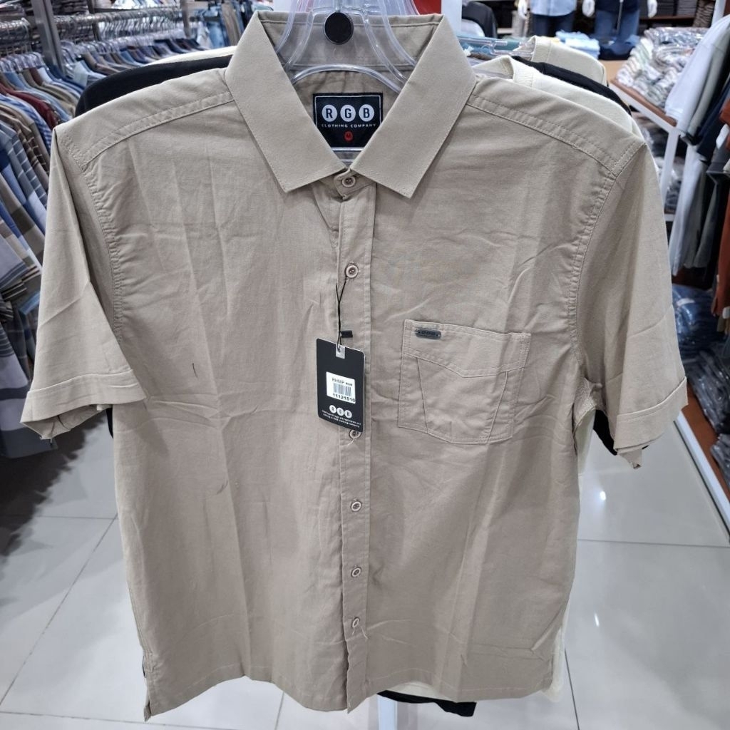 KEMEJA POLOS PRIA ORIGINAL BRAND RGB