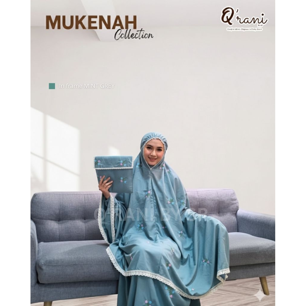 Q'RANI | MUKENAH BORDIR | MUKENAH KATUN | MUKENAH LEBARAN | MUKENAH BORDIR