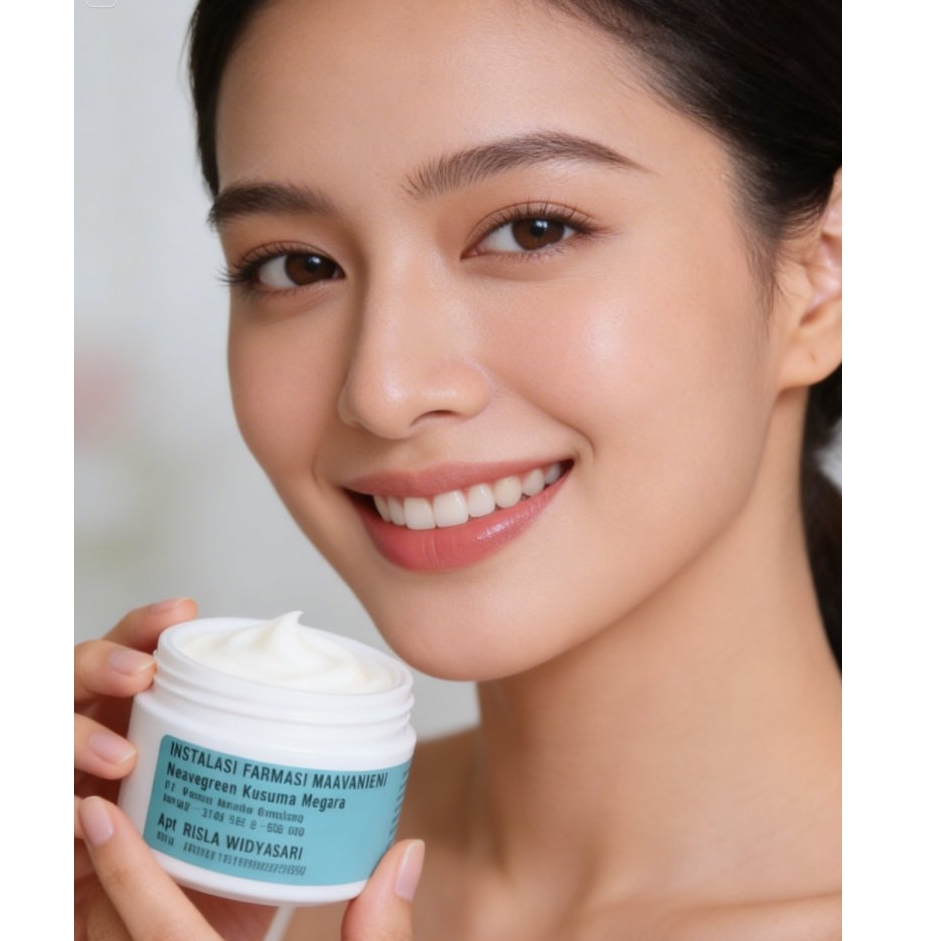 W4B Naavagreen 10 gram Krim Pencerah Tingkat 4 Malam dr Fredi Setyawan Skin Care Asli Klinik Pemutih