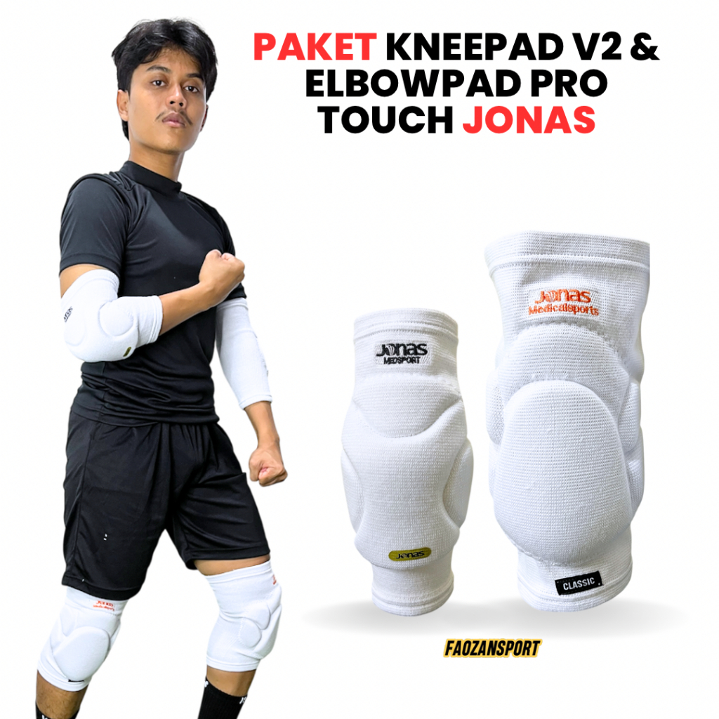Kneepad Jonas V2 Knee pad Futsal Elbow Jonas Pro Deker Pelindung lutut siku kiper futsal original