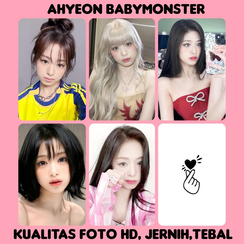Photocard unoff AHYEON BABYMONSTER