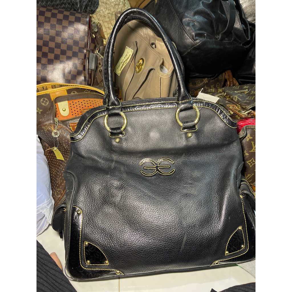 Handle Bag Esquire Black Preloved