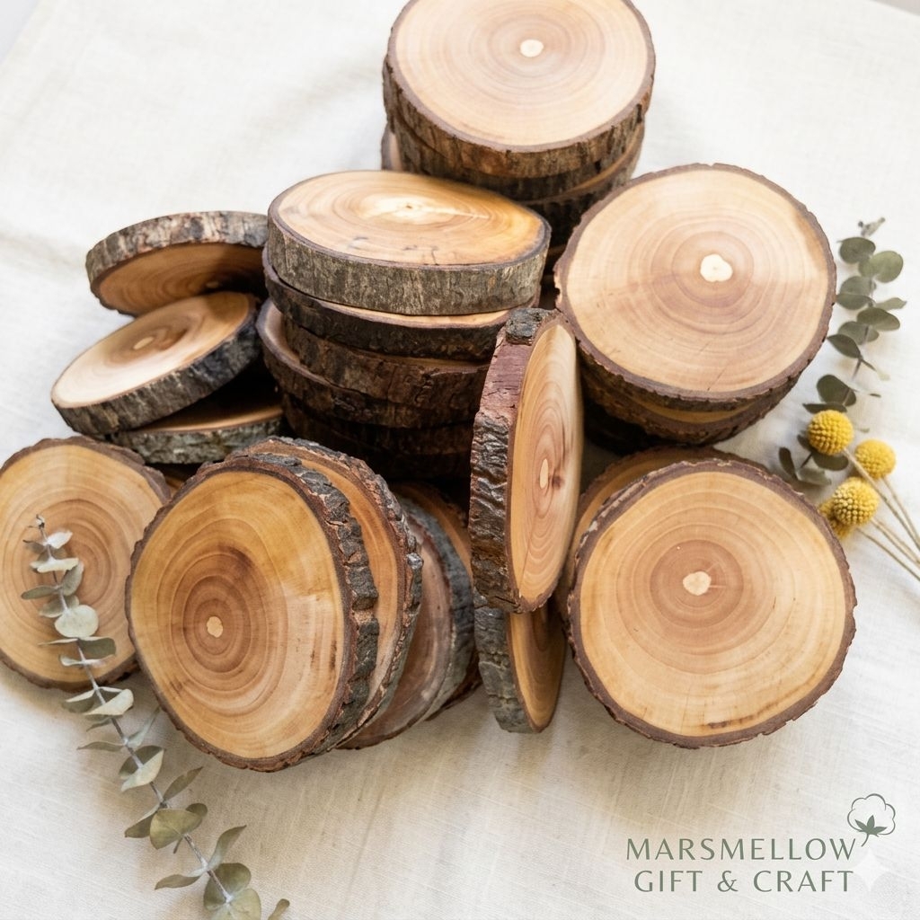 Wood Slice || Wood Coaster || Tatakan Kayu