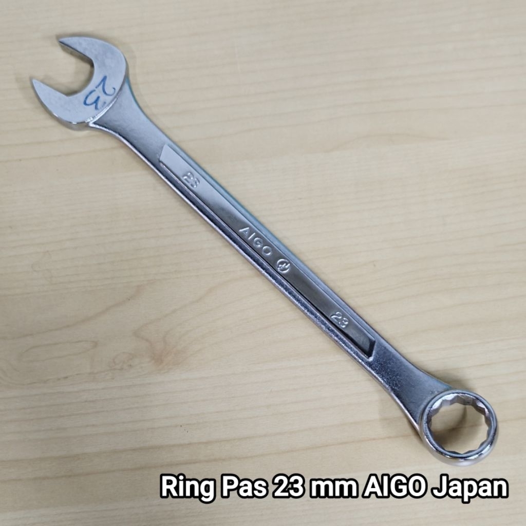 AIGO 23 mm Kunci Ring Pas Combination Wrench