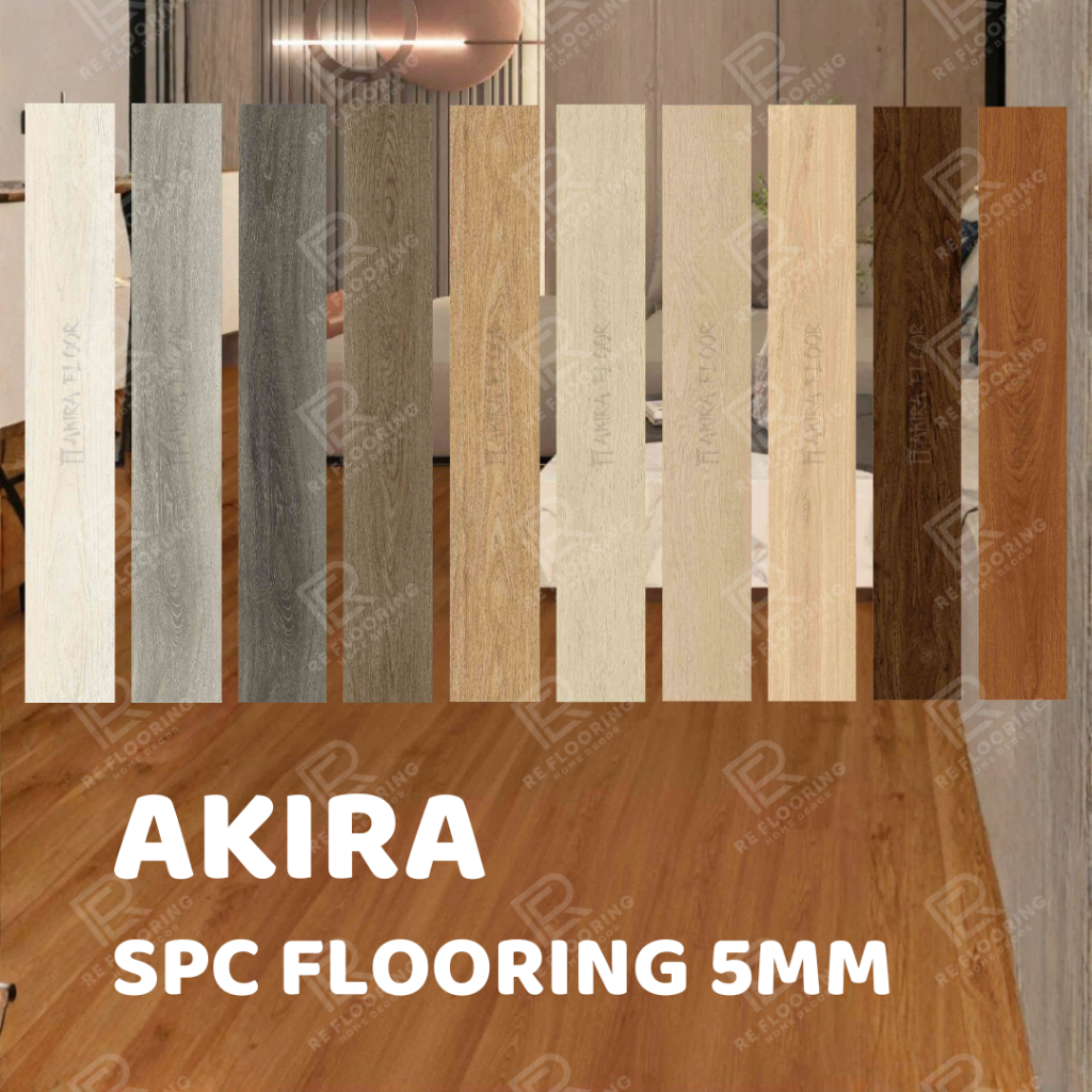 Lantai SPC 5mm AKIRA Floor Flooring