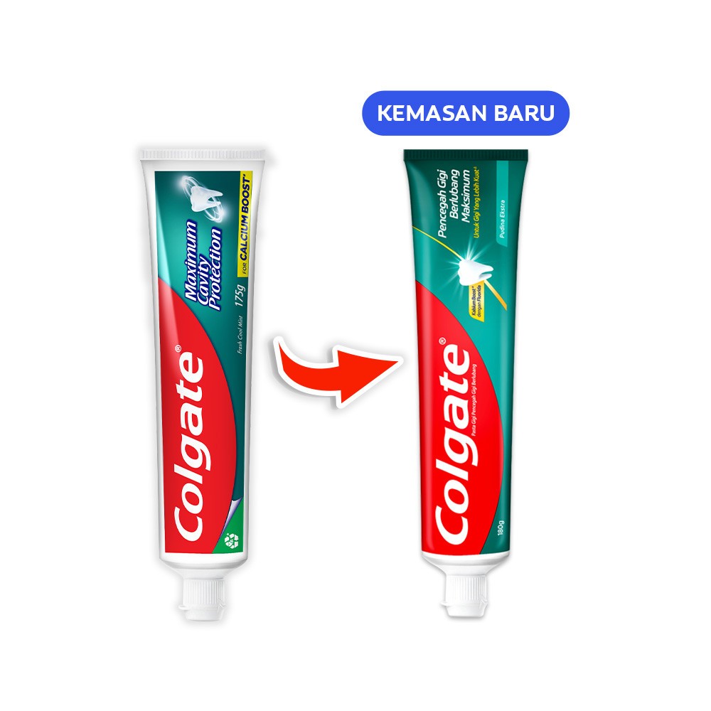 Colgate Maximum Cavity Protection Fresh Cool Mint 180 g - Pasta Gigi