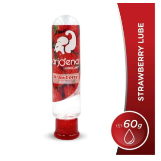 Arjoena Strawberry Lube 60 Gram / Lubricant Water Based