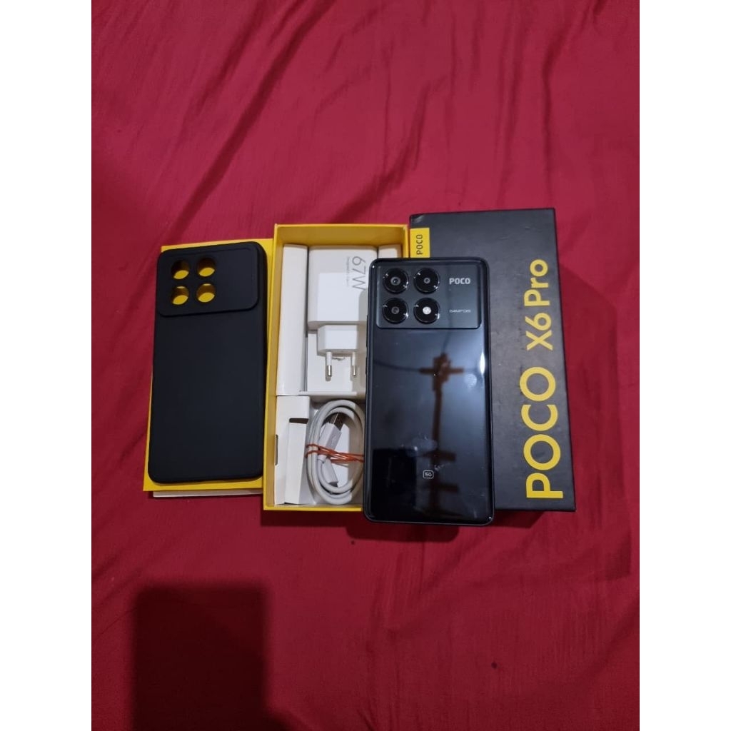 Jual hp bekas POCO X6 PRO 12/512 5g likenew istimewa grns on 07 26