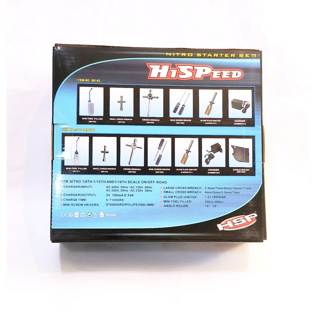HSP nitro starter kit 80141 alat pemantik engine mobil rc nitro HSP 94155 94188 94970