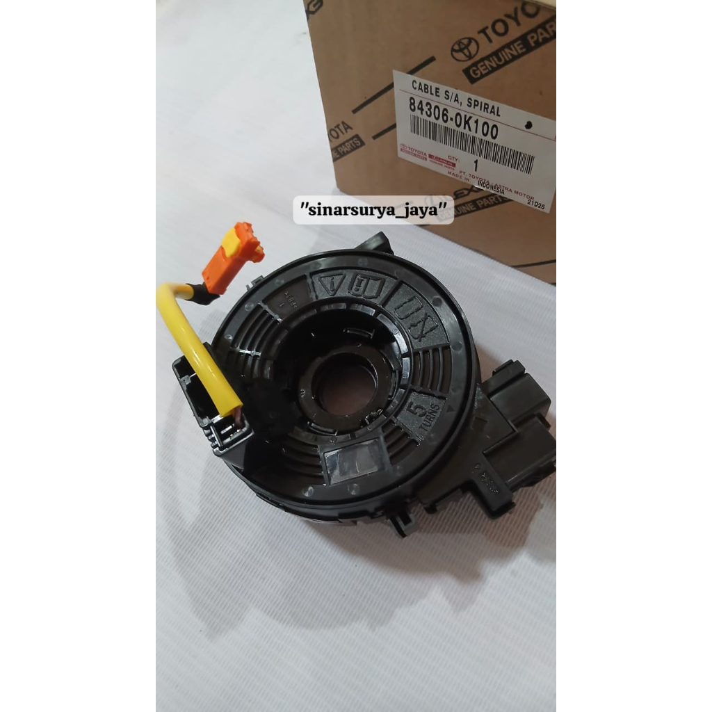 Kabel cable spiral Toyota innova 84306-0K100 Original Toyota