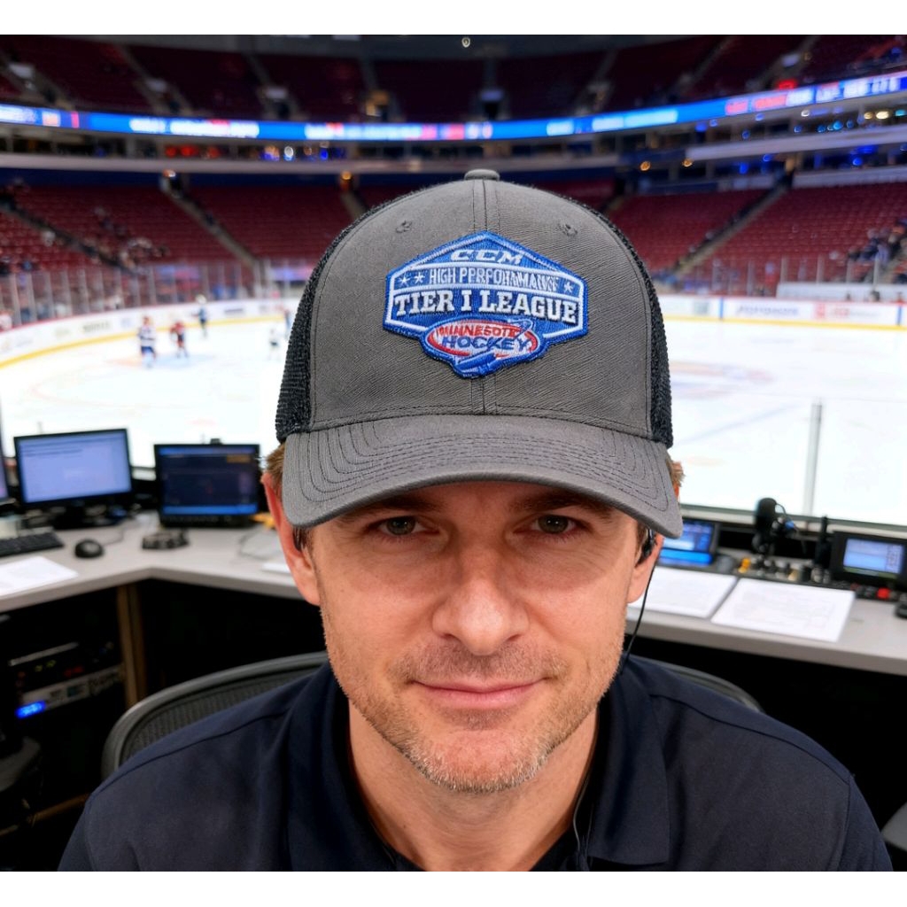 TOPI TRUCKER CAP CCM TIER I LEAGUE HOCKEY by RICHARDSON