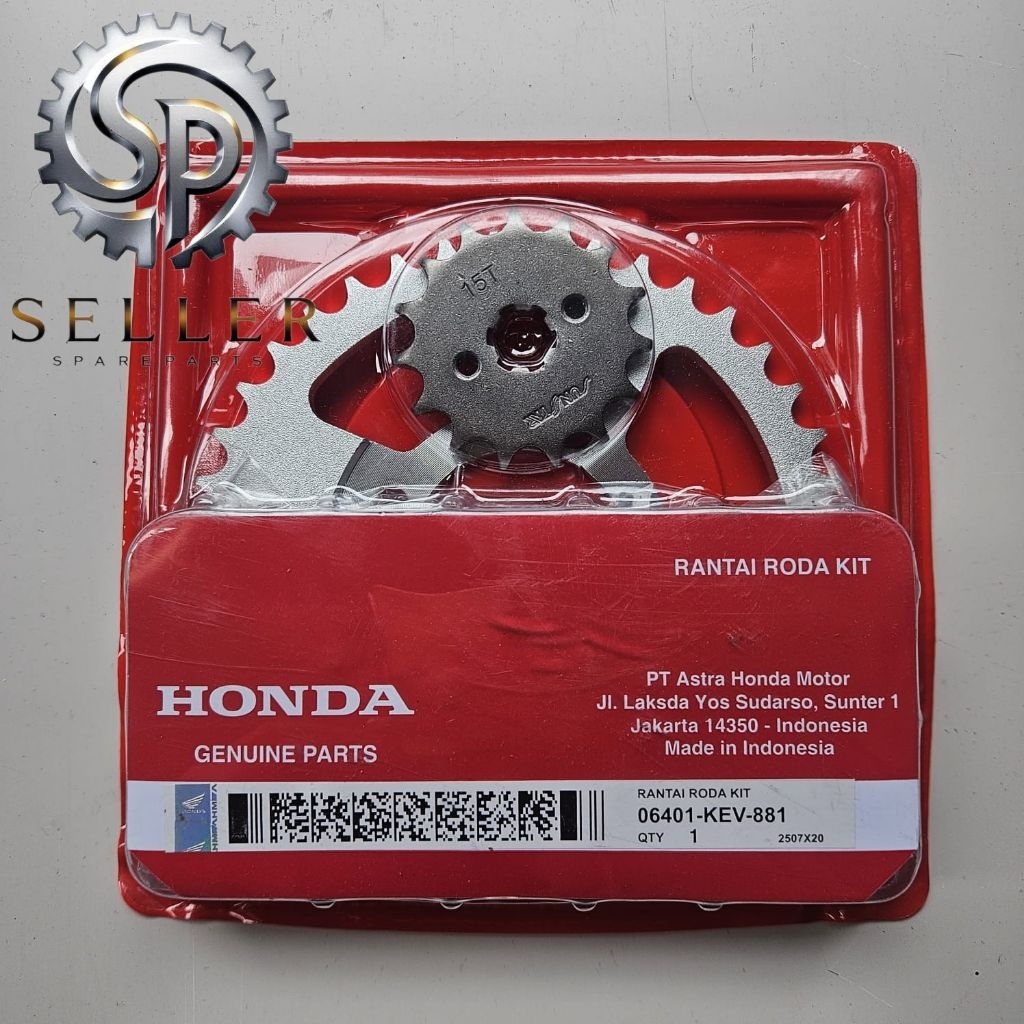GEAR SET + RANTAI SUPRA SUPRA FIT LAMA SUPRA X HONDA AHM KEV