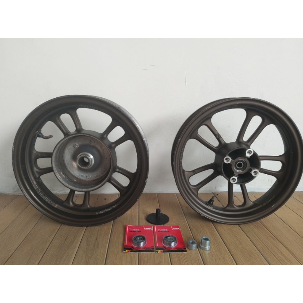 velg ring 12 scoopy 2023 coklat bronze magnesium