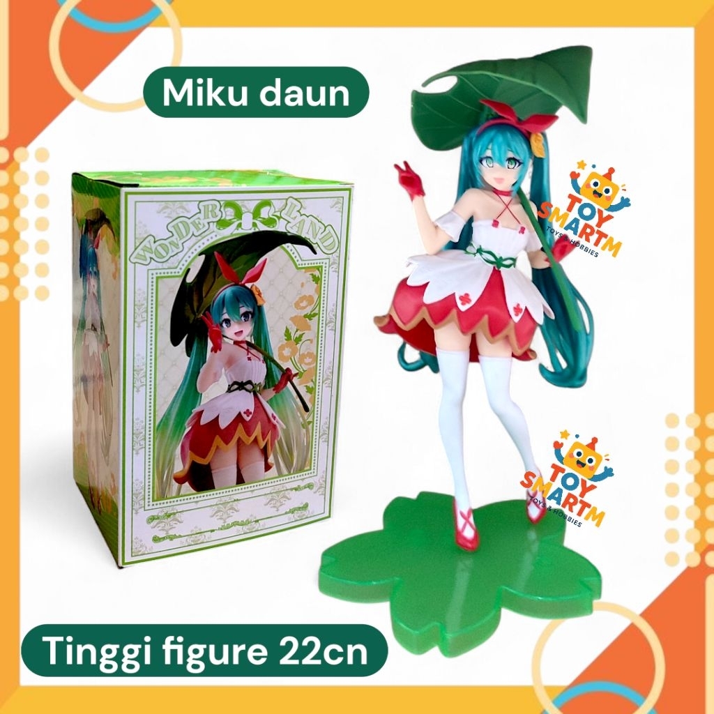 Figure Hatsune Miku Wonderland Thumbelina Version Action Figure Miku Daun