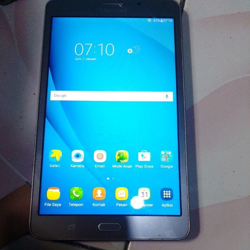 Mesin Samsung Tab A 2016 T285 / Nyala Tanpa Pola/tanpa Akun