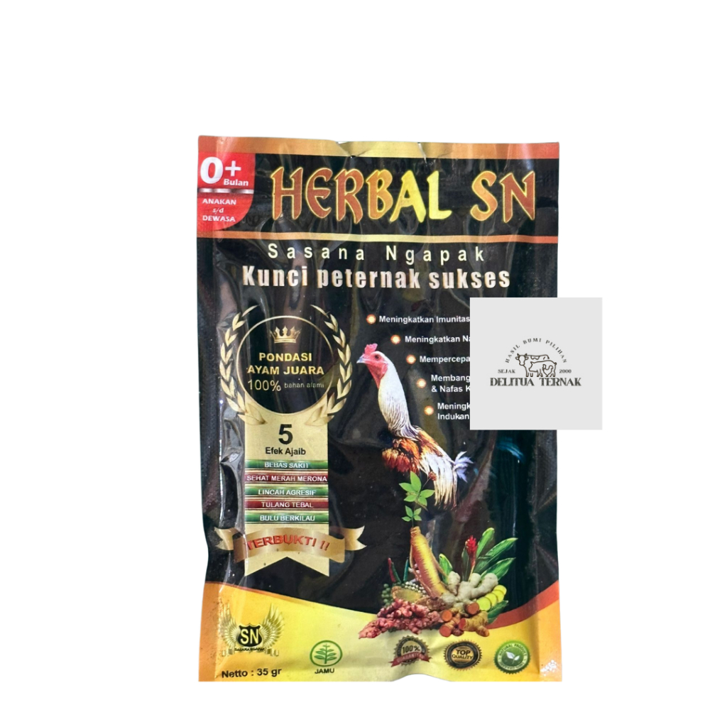 Herbal SN 100 Gram - Ramuan Herbal Ayam untuk Meningkatkan Nafsu Makan