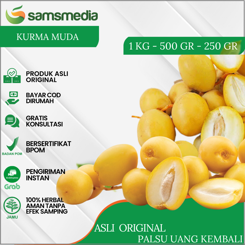 RESH KURMA MUDA BARHI MANIS kurma promil Kurma Ruthab