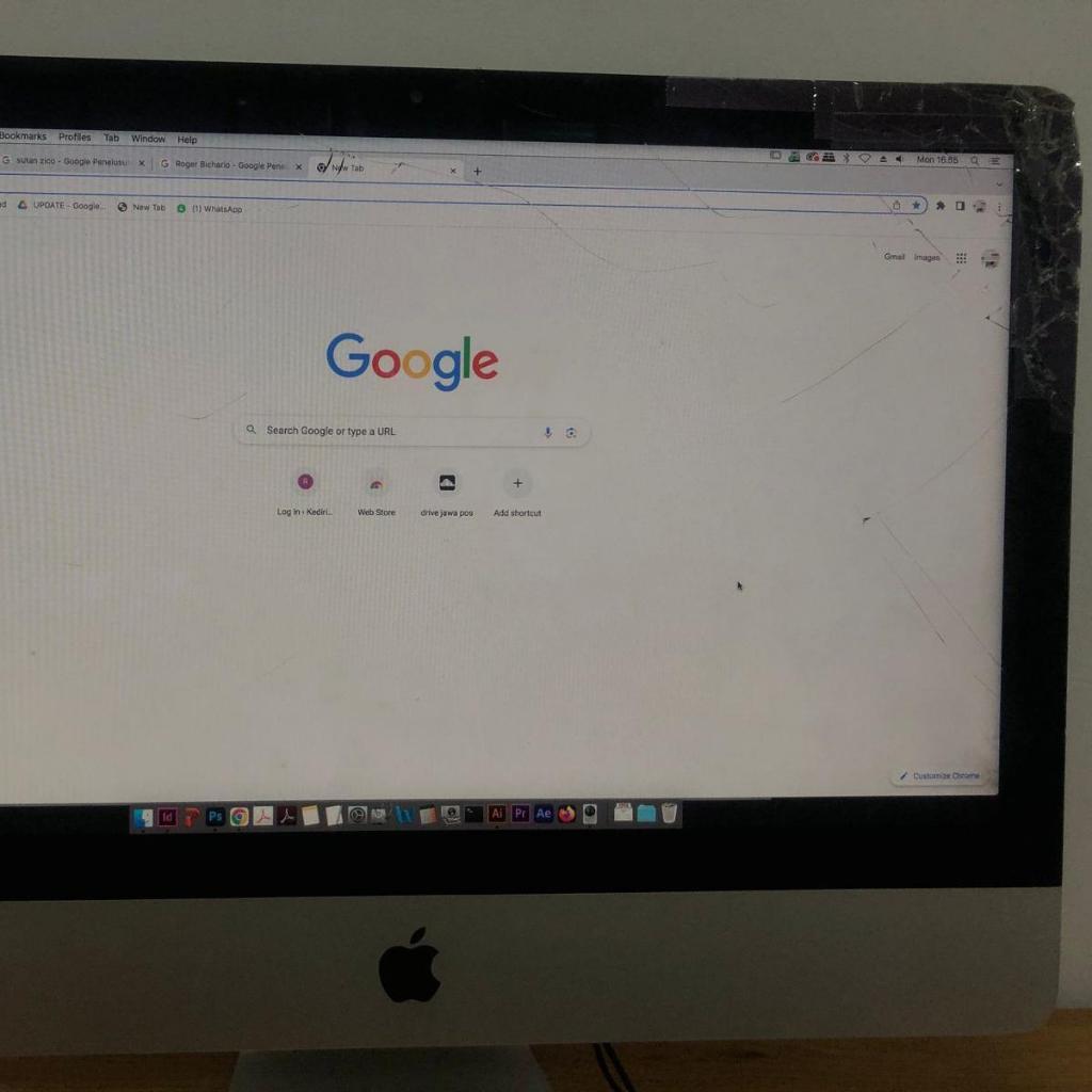 LCD IMAC SLIM 21.5 INCH 2012-2015 2K/4K (A1418) Retak Tempered Glass