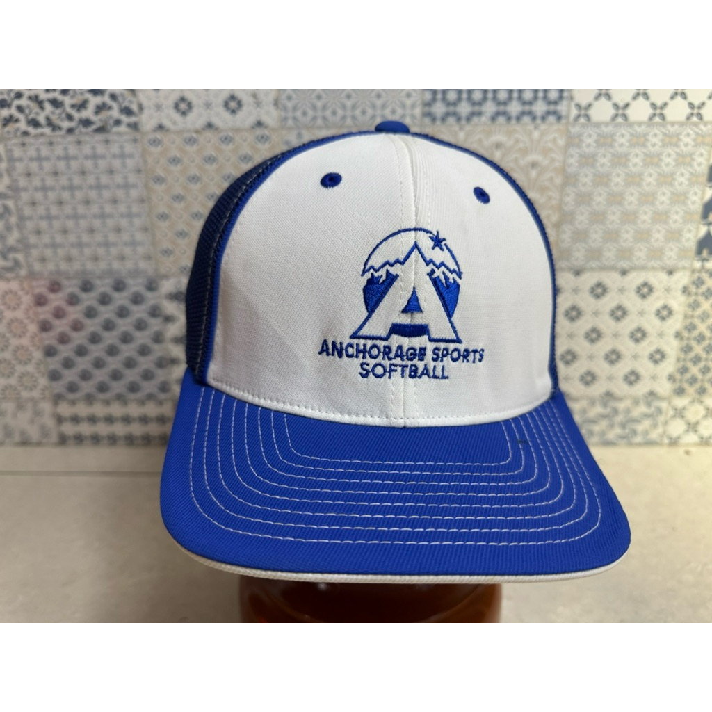 Topi Second Brand Branded Anchorage Sports Softball Original By Pacific Pro Model Fitted