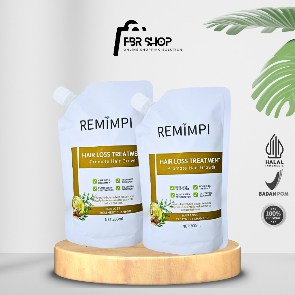 [BELI 2] REMIMPI Hair Loss Treatment Shampoo Remimpi Original Penumbuh Rambut Shampo Anti Ketombe