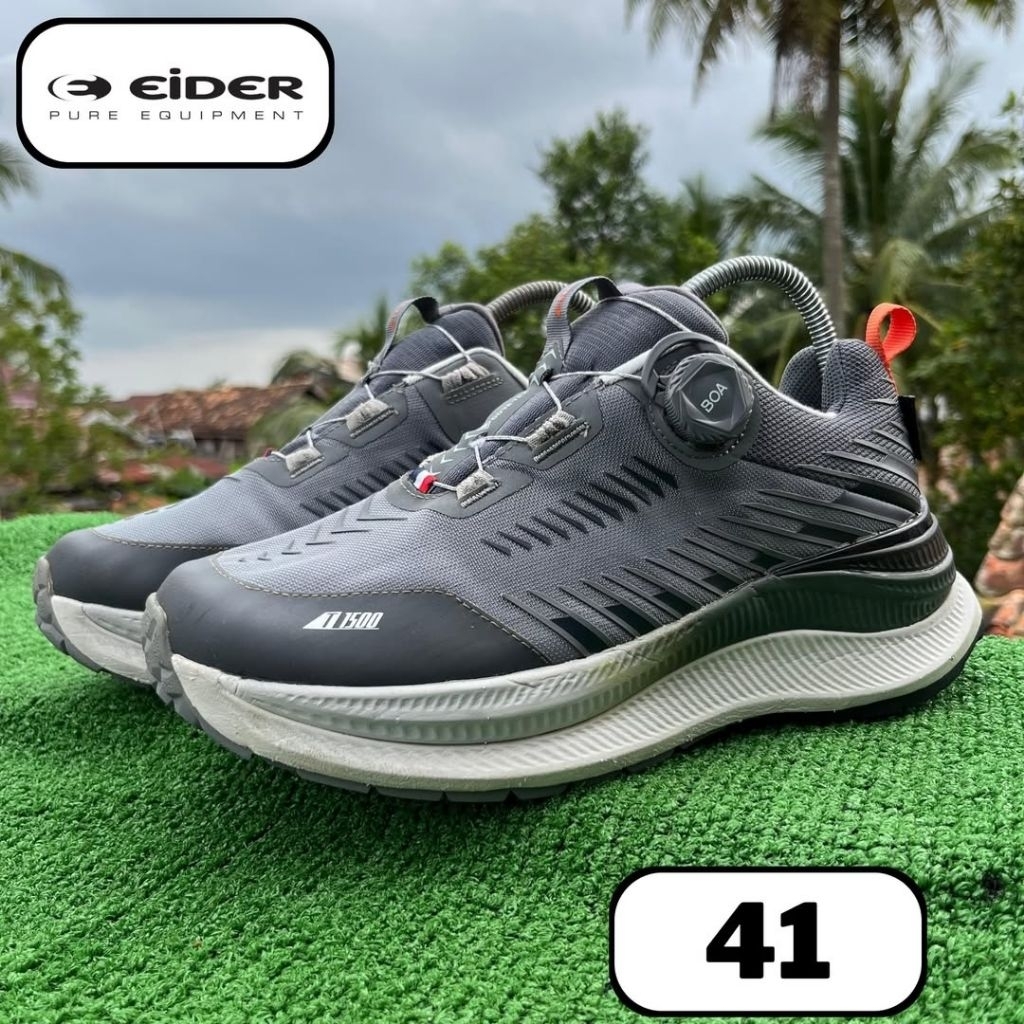 sepatu running Eider AT1500 Grey Gtx Boa 41