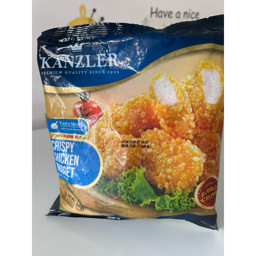 Nugget kanzler dan sosis ayam 500 gr