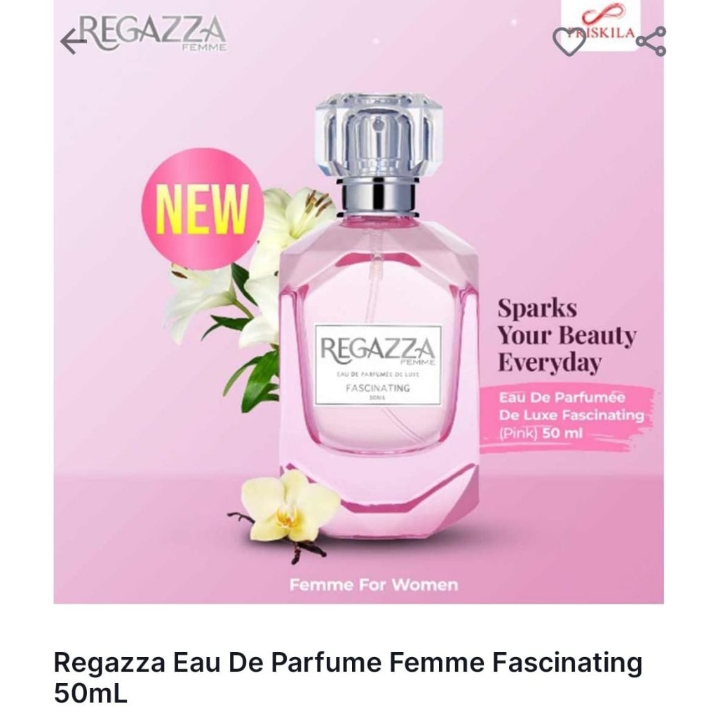 Regazza parfum sparkling / femme for women / regazza biru / parfum EDP
