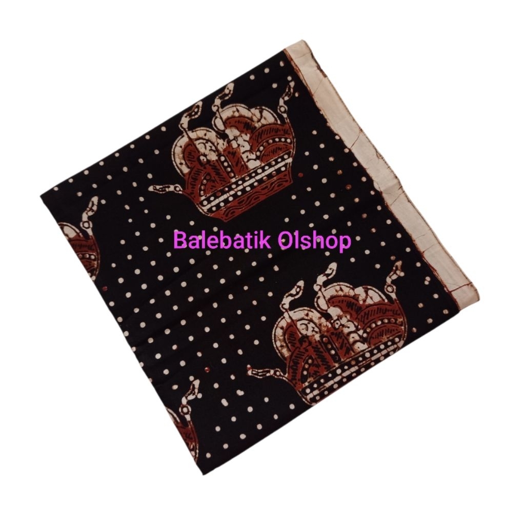 Kain jarik batik cap sogan Jogja motif kapal lebar 115cm
