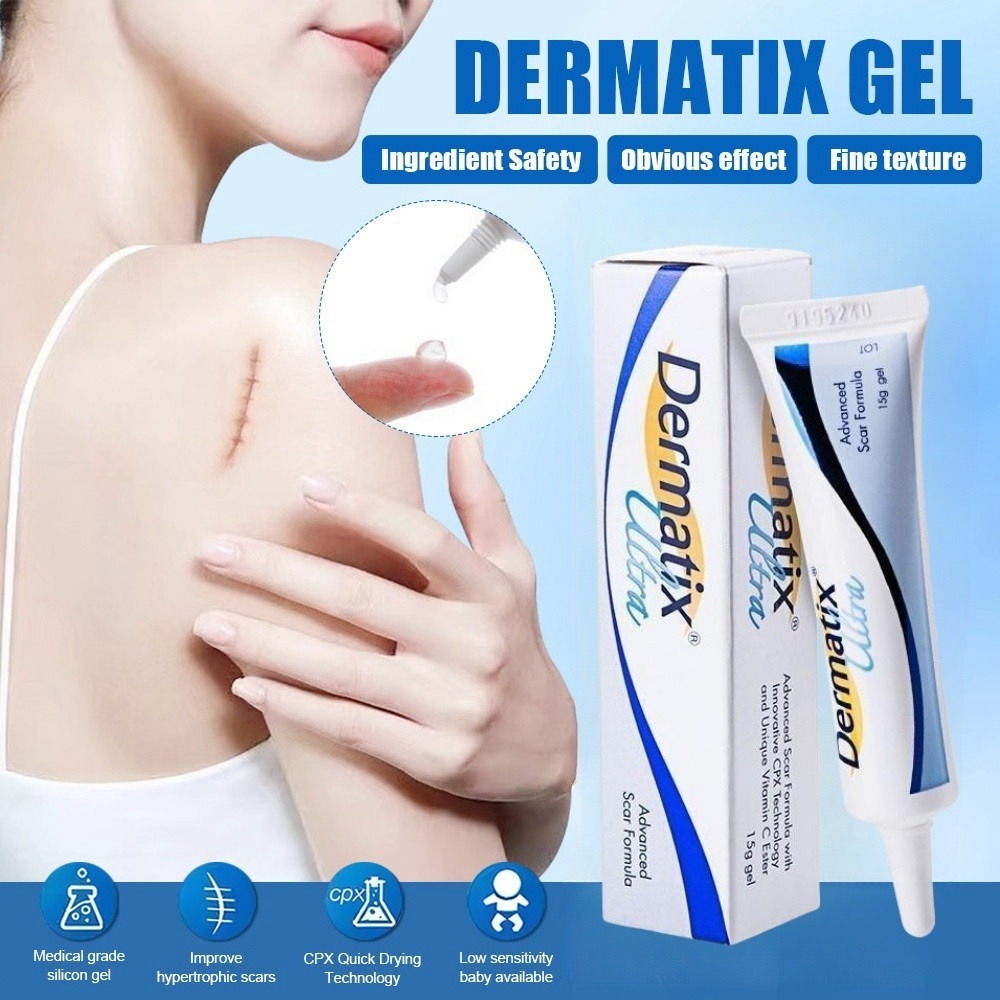 COD ORI Dermatix Salep Penghilang Bekas Luka/Dermatix Ultra Advanced Scar Gel Penghilang Jerawat Dan