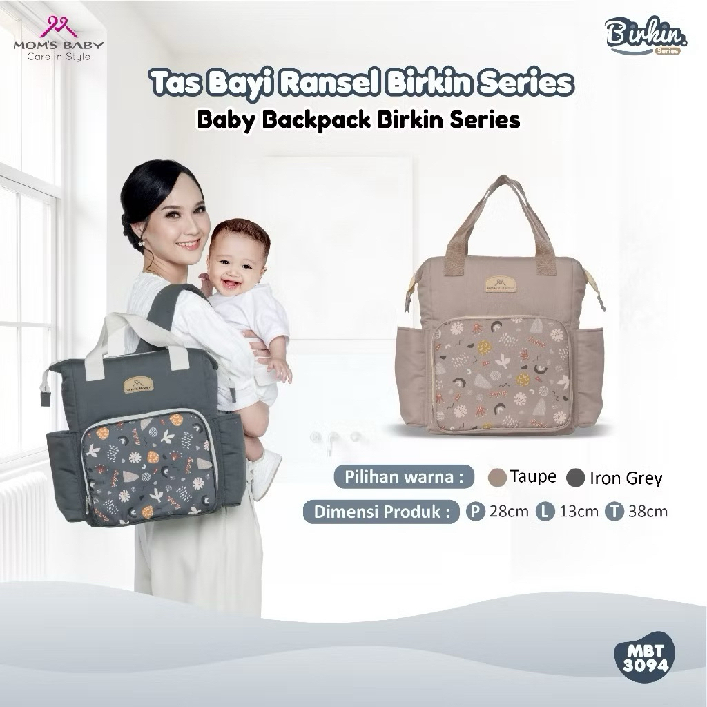 Tas Bayi Ransel BIRKIN SERIES [NEW]