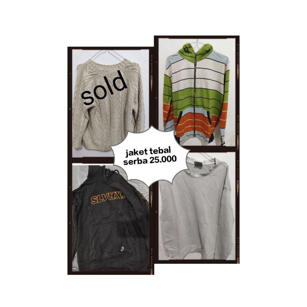preloved jaket tebal