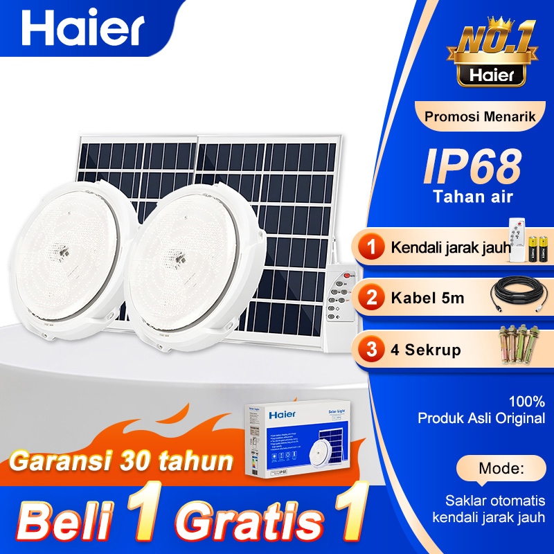 READY [Garansi 30 tahun]lampu panel surya indoor Solar Ceiling Lampu indoor 5000W Solar Cell lampu