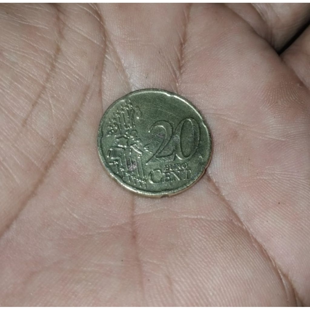 Koin jadul euro 20 cent uang koin kuno euro 20 cent koin jadul beatrix koninginder nederland